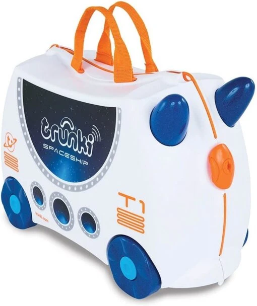 Trunki Ride-on Reiskoffer Incl. Stickers - Skye Ruimteschip -Mode Bagage Winkel