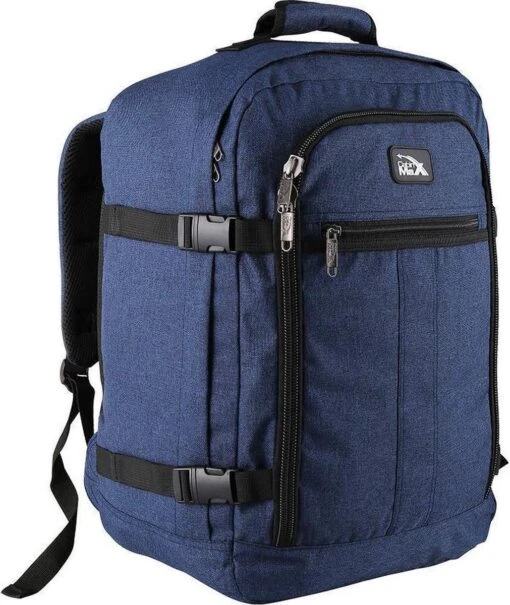 CabinMax Metz Reistas– Handbagage 30L - Rugzak – Backpack - 45x35x20cm – Lichtgewicht - Blauw (MZ 30-BE) -Mode Bagage Winkel