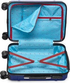 Tesla PC - Handbagage Koffer - 55x35x20 Cm - 4 Wielen - Blauw -Mode Bagage Winkel 1013x1200