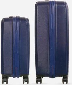 ©TROLLEYZ - Ibiza No.3 - Kofferset 2 Delig - 55cm+78cm Met TSA Slot - Dubbele Wielen - 360° Spinners - 100% ABS - Reiskoffers In Ocean Blue -Mode Bagage Winkel 1017x1200