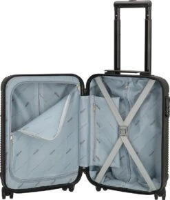 Enrico Benetti Louisville Driedelige Kofferset Hardcase - 39040 - Zwart -Mode Bagage Winkel 1022x1200