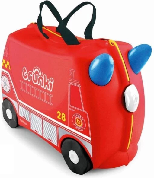 Trunki Ride-On Handbagage Koffer 46 Cm - Frank De Brandweerwagen -Mode Bagage Winkel 1038x1200 3