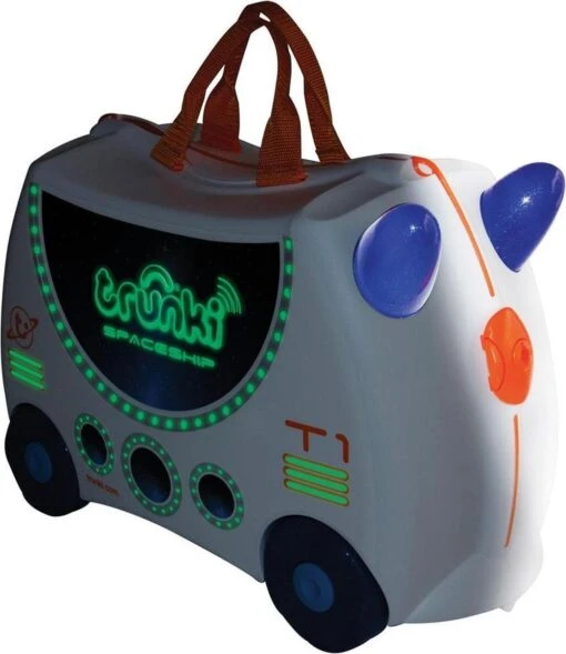 Trunki Ride-on Reiskoffer Incl. Stickers - Skye Ruimteschip -Mode Bagage Winkel