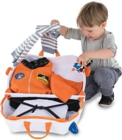 Trunki Ride-on Reiskoffer Incl. Stickers - Skye Ruimteschip -Mode Bagage Winkel 1048x1200