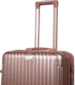 Royal Swiss - Kofferset - Cijferslot- Lichtgewicht Koffer - 4 Wielen- Rosé Gold -Mode Bagage Winkel 1065x1200 3