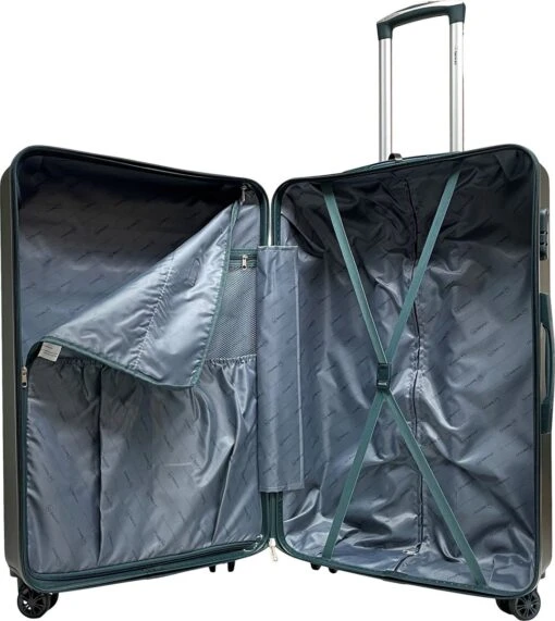 Benzi Valencia Grote Koffer 76 Cm - 90 Liter Green -Mode Bagage Winkel