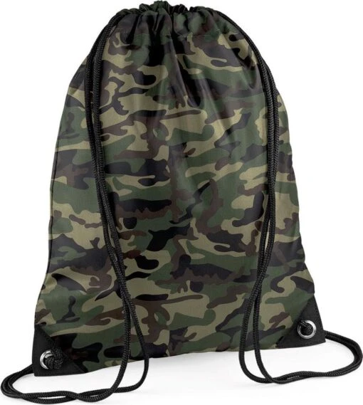 Bagbase Gymtas - Met Rijgkoord - 12 Liter - Jungle Camo -Mode Bagage Winkel 1075x1200 2