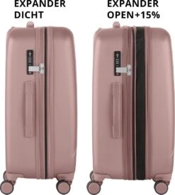 CarryOn Skyhopper Reiskoffer - 68.5cm TSA Trolley Met Expander En OKOBAN - Roze -Mode Bagage Winkel 1079x1200 1