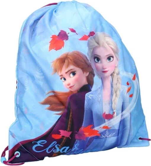 Disney Gymtas Frozen II Junior 44 X 37 Cm Polyester Blauw -Mode Bagage Winkel 1097x1200 5