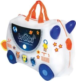 Trunki Ride-on Reiskoffer Incl. Stickers - Skye Ruimteschip -Mode Bagage Winkel 1125x1200