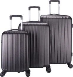 Decent Tranporto-One Medium Koffer - 66 Cm - TSA Slot - Anthracite -Mode Bagage Winkel 1137x1200