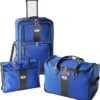 Kofferset - Reisset - Trolleykoffer, Trolleyreistas En Reistas - Blauw -Mode Bagage Winkel 1145x1200 1