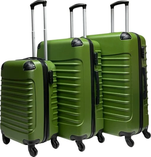 Castillo Trimix 3 Delige ABS Kofferset - Groen -Mode Bagage Winkel 1152x1200 2