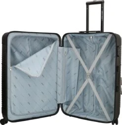 Enrico Benetti Louisville Driedelige Kofferset Hardcase - 39040 - Zwart -Mode Bagage Winkel 1173x1200