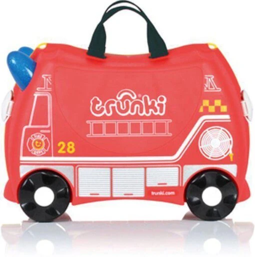 Trunki Ride-On Handbagage Koffer 46 Cm - Frank De Brandweerwagen -Mode Bagage Winkel 1189x1200 3