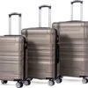 Merax 3-delig Kofferset Met TSA Slot - Trolleyset ABS 40L, 70L & 110 Liter - Goud -Mode Bagage Winkel 1200x1029 1