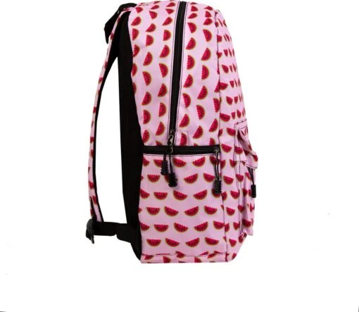 GoPa Rugzak Kinderen | Schooltas | Rugtas | Watermeloen | Fruit | Roze | Vrouwen -Mode Bagage Winkel