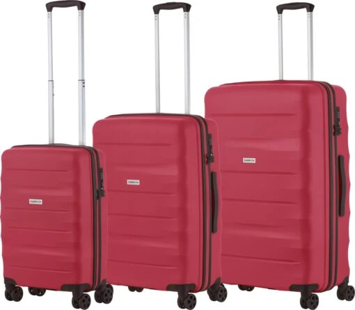 CarryOn Porter ® Kofferset - TSA Trolleyset 3-delig Met OKOBAN - Dubbele Wielen - Rood -Mode Bagage Winkel 1200x1048 1