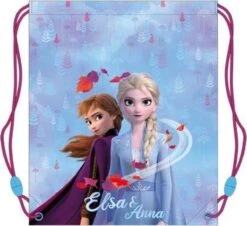 Disney Gymtas Frozen II Junior 44 X 37 Cm Polyester Blauw -Mode Bagage Winkel 1200x1098 4