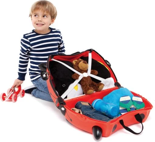 Trunki Ride-On Handbagage Koffer 46 Cm - Frank De Brandweerwagen -Mode Bagage Winkel 1200x1101 1