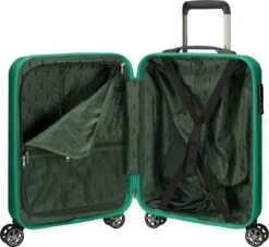 Princess Traveller I'm Green Atlantic - Handbagage Koffer - Groen - S - 55cm -Mode Bagage Winkel 1200x1103 1