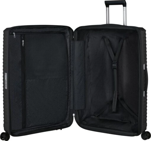 Samsonite Reiskoffer - Upscape Spinner 4 Wiel 75/28 Uitbreidbaar (Large) Black -Mode Bagage Winkel