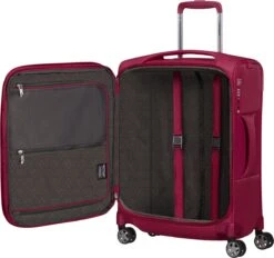 Samsonite Reiskoffer Met Laptopvak - D'Lite Spinner Uitbreidbaar (4 Wielen) 55 Cm Handbagage - Fuchsia - 2 Kg -Mode Bagage Winkel 1200x1129