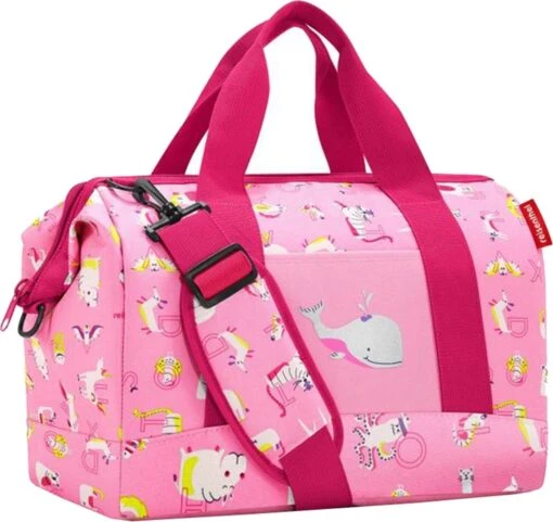 Reisenthel Allrounder M Kids Reistas - Kind - Maat M - 18L - ABC Friends Pink Roze -Mode Bagage Winkel 1200x1131 3