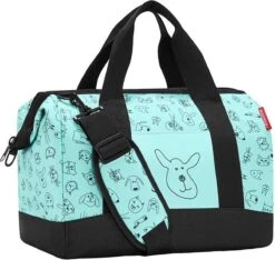 Reisenthel Allrounder M Kids Reistas - Kind - Maat M - 18L - Cats&Dogs Mint -Mode Bagage Winkel 1200x1136