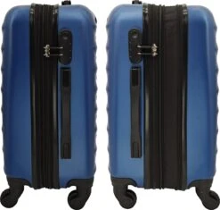 SB Travelbags Kofferset - 2 Delige 'Expandable' Koffer - Blauw - 65cm/55cm -Mode Bagage Winkel 1200x1141