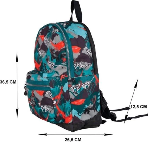 Pick & Pack Forest Dragon Backpack M - Multi Green -Mode Bagage Winkel 1200x1150 6