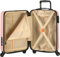 Princess Traveller PT01 - Handbagagekoffer - Peony Pink - S - 55cm -Mode Bagage Winkel 1200x1151