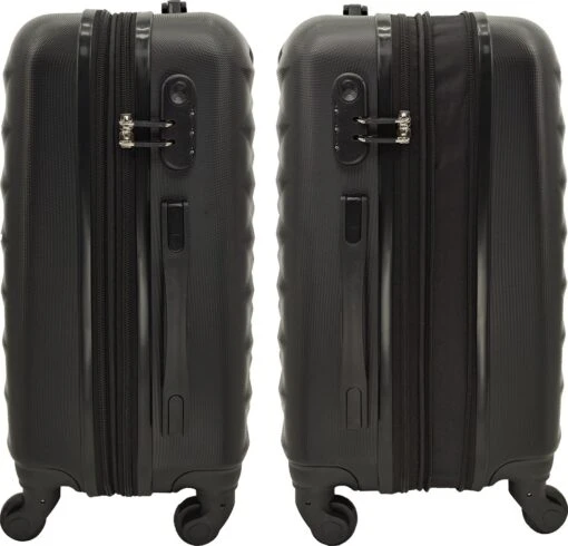 SB Travelbags Kofferset - 2 Delige 'Expandable' Koffer - Zwart - 65cm/55cm -Mode Bagage Winkel 1200x1153 2