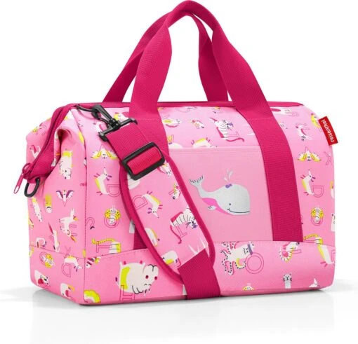 Reisenthel Allrounder M Kids Reistas - Kind - Maat M - 18L - ABC Friends Pink Roze -Mode Bagage Winkel 1200x1156 2