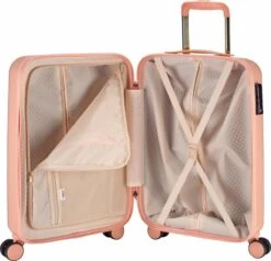 Princess Traveller Harlem - Handbaggage Koffer - Roze - S - 55cm -Mode Bagage Winkel 1200x1157