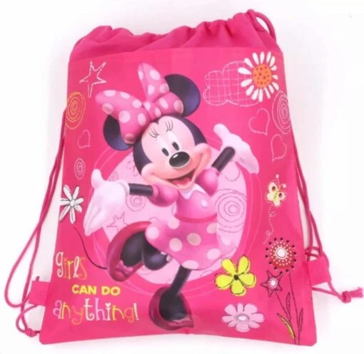 Minni Gymtas | Disney | Roze | Zwemmen | Lunch | School | Bloemen | Meisjes | Girls | Kinderen -Mode Bagage Winkel 1200x1169 17