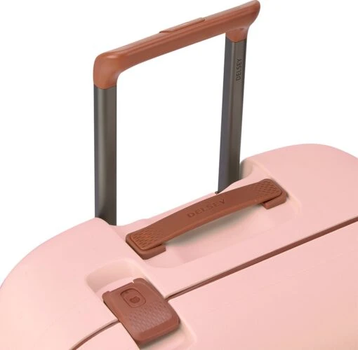 Delsey Moncey 4 Wheel Slim Cabin Trolley 55 Pink -Mode Bagage Winkel 1200x1176 3