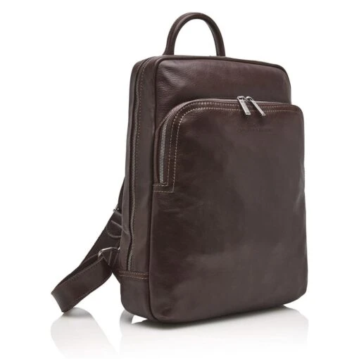 Castelijn & Beerens - Firenze Laptoprugzak 15,6 + Tablet RFID | Mocca - -Mode Bagage Winkel 1200x1200 1011