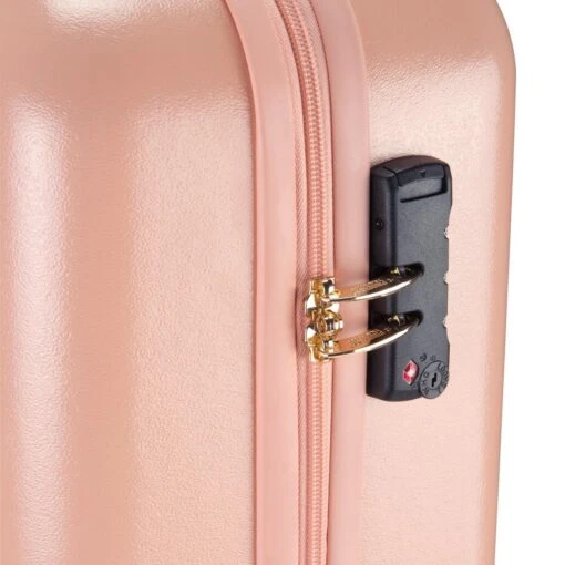 Princess Traveller Harlem - Handbaggage Koffer - Roze - S - 55cm -Mode Bagage Winkel 1200x1200 103