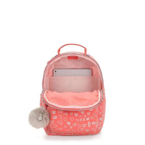 Kipling Seoul Go Small Laptoprugzak 13 Inch - Hearty Pink Met -Mode Bagage Winkel 1200x1200 1033