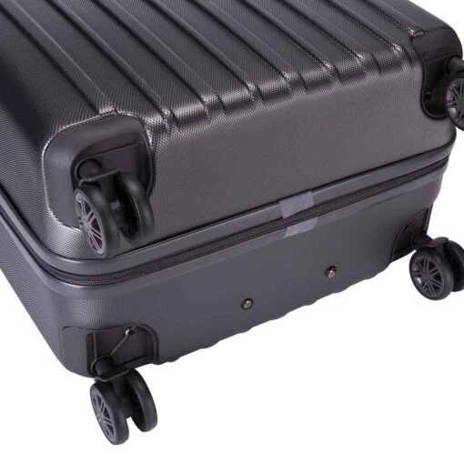 Decent Tranporto-One Medium Koffer - 66 Cm - TSA Slot - Anthracite -Mode Bagage Winkel 1200x1200 14