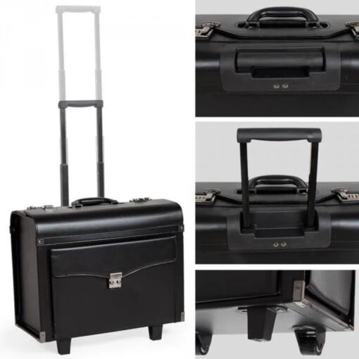 Tectake Business - Pilotenkoffer - 43 Cm - Zwart -Mode Bagage Winkel 1200x1200 236