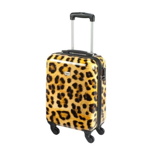 Princess Traveller Animal Print - Handbagagekoffer - Leopard - Small - 55cm -Mode Bagage Winkel 1200x1200 317