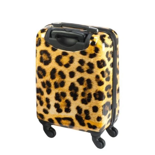 Princess Traveller Animal Print - Handbagagekoffer - Leopard - Small - 55cm -Mode Bagage Winkel 1200x1200 318