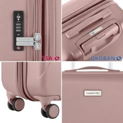 CarryOn Skyhopper Handbagage Koffer 55cm – TSA Trolley - Old Pink -Mode Bagage Winkel 1200x1200 328