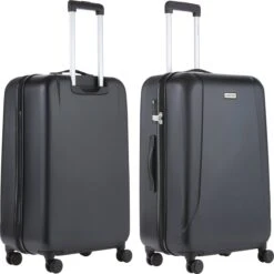 CarryOn Skyhopper Reiskoffer - 78cm TSA Trolley Met OKOBAN - Dubbele Wielen - Zwart -Mode Bagage Winkel 1200x1200 498