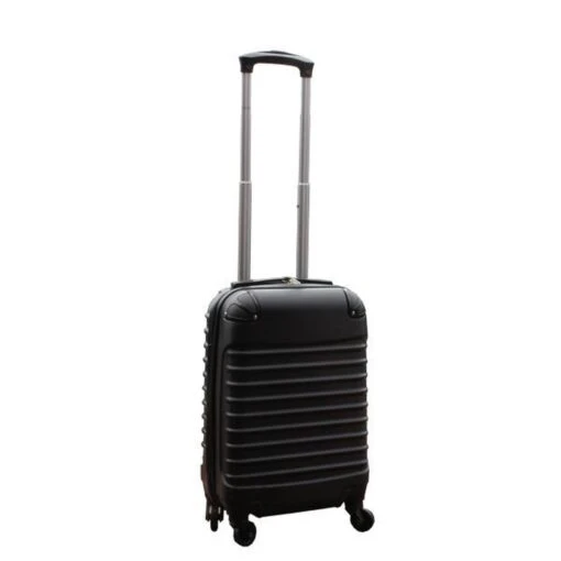 Travelerz Kofferset 2 Delig ABS Handbagage Koffers - Met Cijferslot - 27 Liter - Zwart - Groen -Mode Bagage Winkel 1200x1200 621