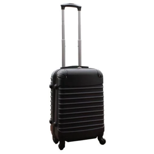 Travelerz Kofferset 2 Delig ABS Handbagage Koffers - Met Cijferslot - 39 Liter - Zwart - Goud -Mode Bagage Winkel 1200x1200 666