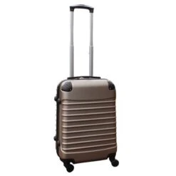 Travelerz Kofferset 2 Delig ABS Handbagage Koffers - Met Cijferslot - 39 Liter - Zwart - Goud -Mode Bagage Winkel 1200x1200 667