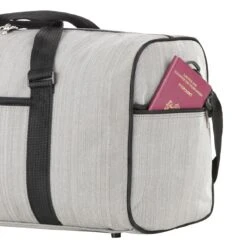 TravelZ Hipster Reistas | 36 Liter Compacte Weekendtas | 53 X 28 X 24cm | Grijs -Mode Bagage Winkel 1200x1200 740